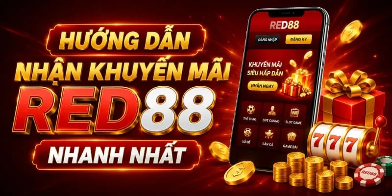 Hướng dẫn nhận khuyến mãi RED88 cho người chơi mới
